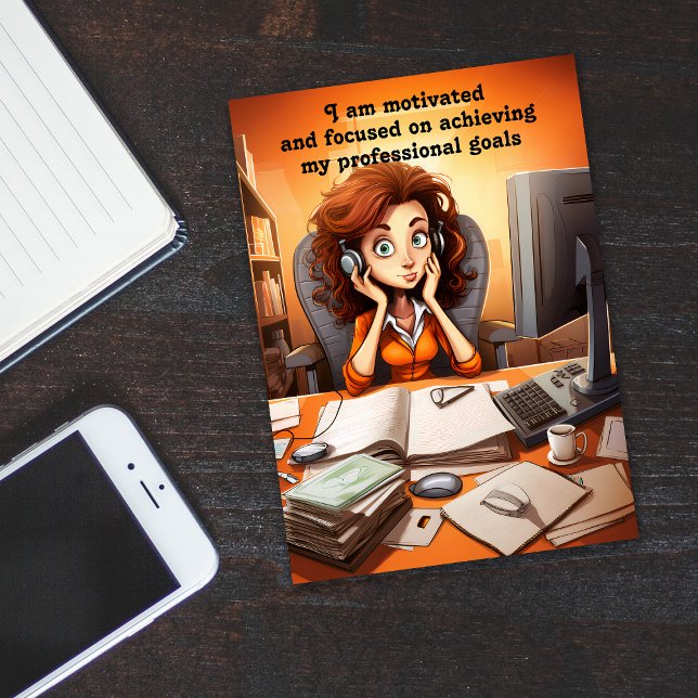 Convites Placa Motivacional de Afirmação (Criador carregado)