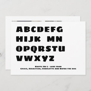 Convites Placa Personalizada de Foto Feliz Sem L (Noel)