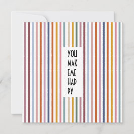 Convites Placa Personalizada de Traços Echo - Strips Multic