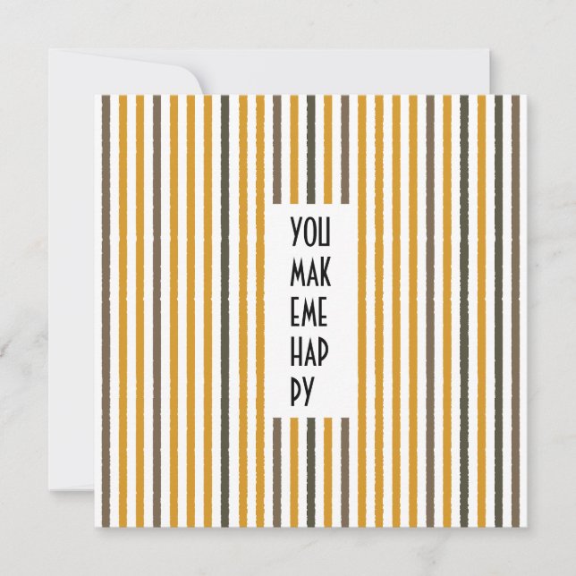 Convites Placa Personalizada de Traços Eco - Faixa Amarela  (Frente)