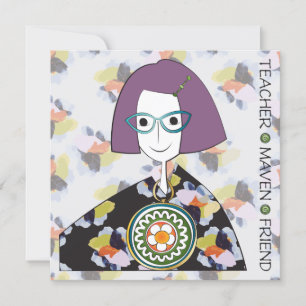 Convites Placa plana Mah Jongg Maven