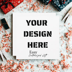 Convites Placa retrátil de 5,25" x 5,25"