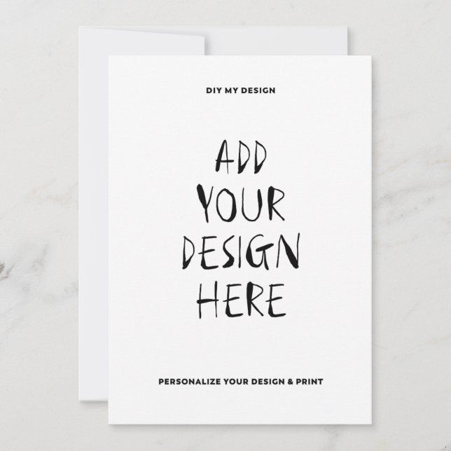 Convites Placa retrátil de 5" x 7" (Frente)