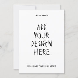 Convites Placa retrátil de 5" x 7"