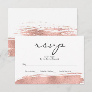 Convites Placa RSVP de Bat Mitzvah, Dourada, rosa