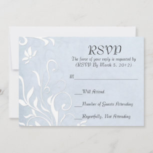 Convites Placa RSVP Floral de Luxo Elegante Light Beige