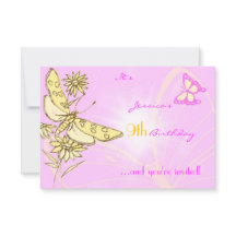 Placa RSVP Pink Butterfly