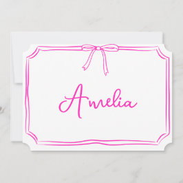 Convites Placa técnica estética de Arco rosa personalizada