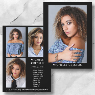 Convites Placa Zed de Ator Comp, Ator de 4 Fotografias de 2