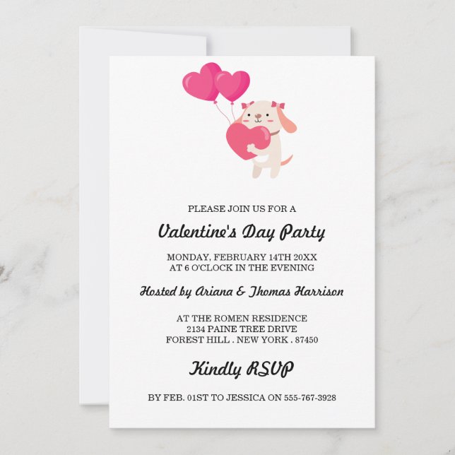 Convites Placas com Obrigado de Dia de os namorados de Ursi (Frente)