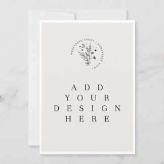 Convites Placas de 5 x 7 pol