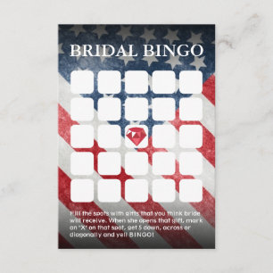 Convites Placas de Bingo Chá de panela/Casamento com Bande
