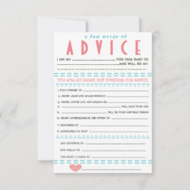 Convites Placas de Chá de fraldas