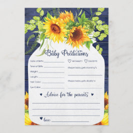 Convites Placas de conselho e previsões para bebês de Marin