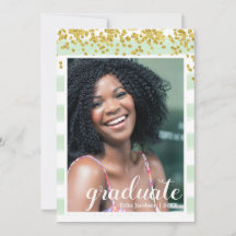 Placas de Grupo de Formandos Verdes e Douradas Mod