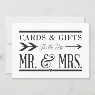 Convites Placas de Presentes de Casamento & Presentes