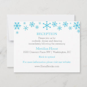 Convites Placas de recepção de Casamento no inverno com flo