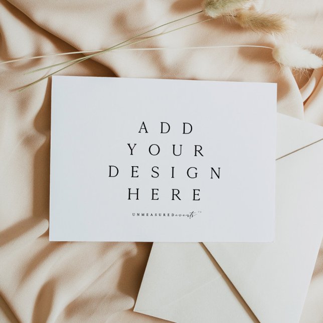 Convites Placas Horizontais de 5 x 7" (Criador carregado)