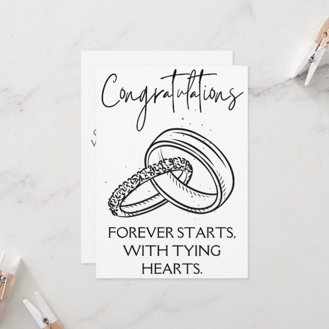 Convites Placas Parabéns noivados (Frente/Verso In Situ)