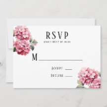 Placas RSVP de Casamento de Borboleta Floral Hydra