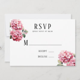 Convites Placas RSVP de Casamento de Borboleta Floral Hydra