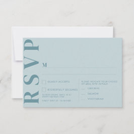 Convites Placas RSVP de Casamento Minimalista