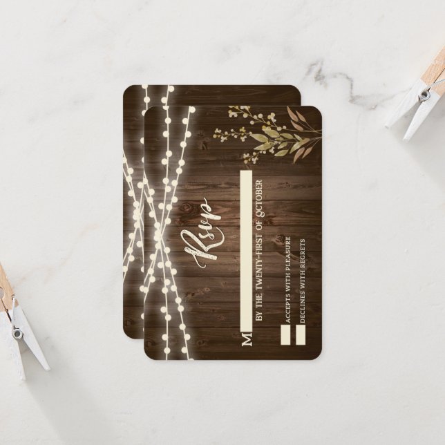 Convites Placas RSVP Russas (Frente/Verso In Situ)