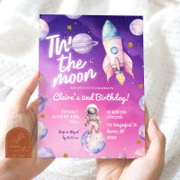 Planeta Púrpura Rosa Dois segundo aniversário Da M