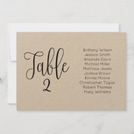 Convites Plano de assentos de casamento rústico. Paisagem c