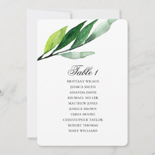 Convites Plano de assentos do jardim. Plano de casamento de