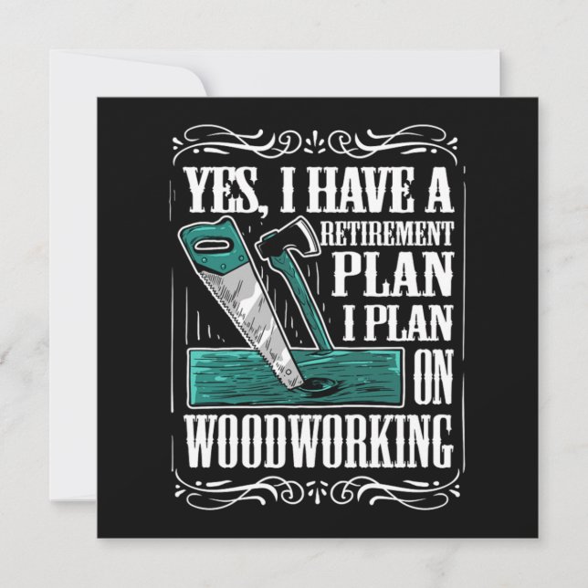 Convites Plano De Reforma I Planejar O Carpinteiro De Madei (Frente)