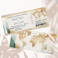 Plano Dourado do Bilhete de Passagem de Embarque d