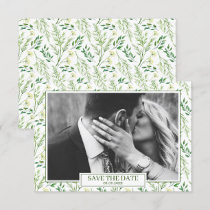 Convites Plantas Botânicas Primavera Verde Salvem a Data