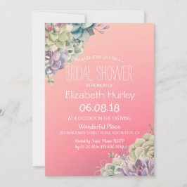 Convites Plantas Elegantes De Aquarela De chá de panela