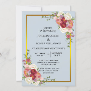 Convites Pó de Aguarela Cinza Dourado Rosa Bege Casamento