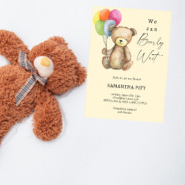 Convites Podemos esperar chá de fraldas