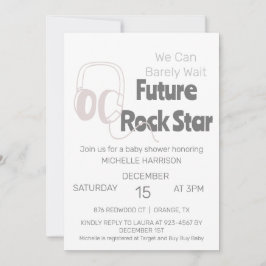 Convites Podemos Esperar Chá de fraldas Neutro De Gênero In