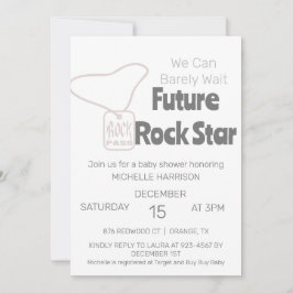 Convites Podemos Esperar Chá de fraldas Neutro De Gênero In