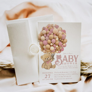 Convites Podemos Esperar Chá Moderno Bear Bear