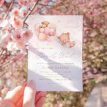 Podemos Esperar O Chá de fraldas Do Urso De Teddy