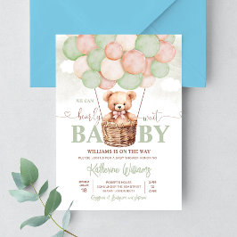 Convites Podemos Esperar O Chá de fraldas Do Urso De Teddy