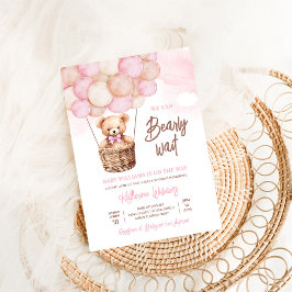 Convites Podemos Esperar O Chá de fraldas Do Urso De Teddy