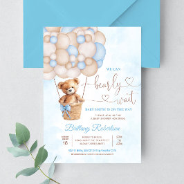 Convites Podemos Esperar O Chá de fraldas Do Urso De Teddy