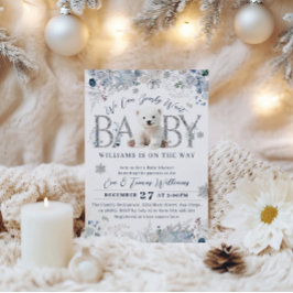 Convites Podemos Esperar O Chá Do Bear De inverno