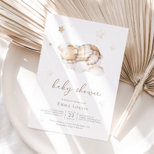 Convites Podemos Esperar O Teddy Bear No Chá de fraldas Da 