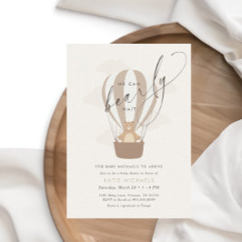 Convites Podemos Esperar. | Sexo Chá de fraldas neutro