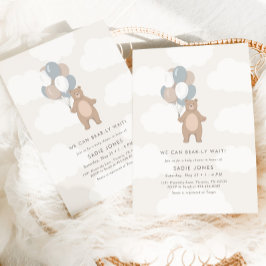 Convites Podemos Esperar. | Sexo Chá de fraldas neutro