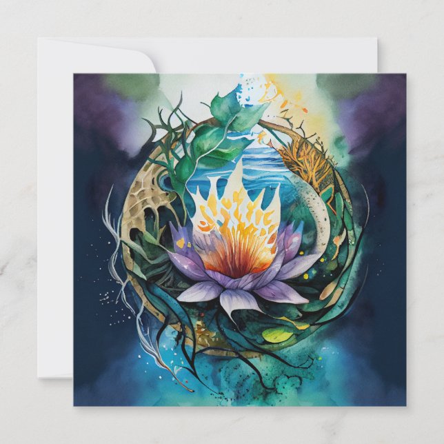 Convites poderes curativos de imersão na natureza (Frente)