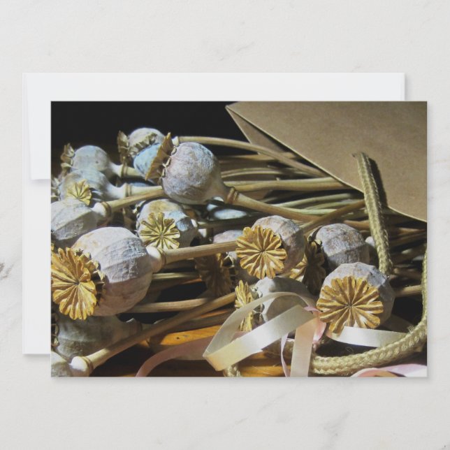 Convites Pods De Flores Secos (Frente)