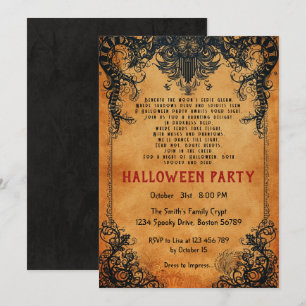 Convites Poema Spooktacular No Festa De Halloween
